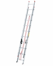 [49428] ESCALERA TELESCOPICA ALUMINIO 7.63MT 28 PELDAÑOS