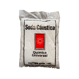 [T02] SODA CAUSTICA BOLSA 1KG QUIMICA UNIVERSAL