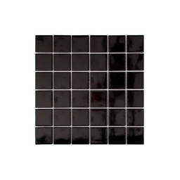 [90916] MALLA MOSAICO NEGRO 30X30CM DECORALIA