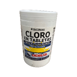 [90757] CLORO MULTIFUNCIONAL EN TABLETAS POTE 1KG DIDEVAL