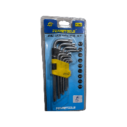 [F3504] JUEGO LLAVES TORX M ESTRELLA 9PCS FERRETOOLS F3504