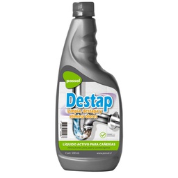 [90211] DESTAPADOR LIMPIADOR DE CAÑERIAS DESTAP 500ML PASSOL