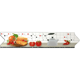 [IN13031] CENEFA TABLA QUESO 8.5X33CM LISTEL DECORALIA