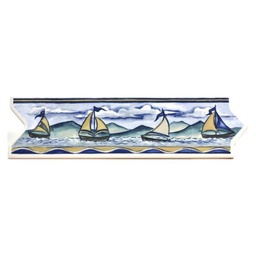 [GLD2155] CENEFA MARINA BLUE 8.5X33CM LISTEL DECORALIA