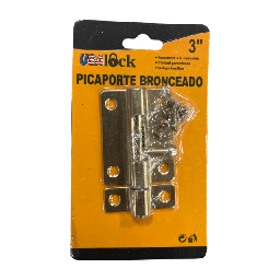 [PICAP3] PICAPORTE RECTO BRONCEADO 3&quot; USALOCK