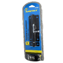[F2583] PICAPORTE SEGURIDAD NEGRO 5&quot; F2583