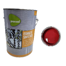 [P594] ESMALTE SINTETICO ROJO GALON PASSOL