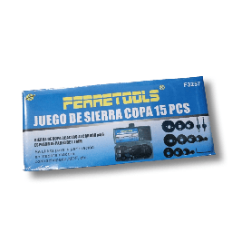 [F3257] JUEGO SIERRA COPA MADERA 15PCS F3257