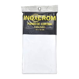 [FORRO1] FORRO CORTINA DE BAÑO BLANCO 1.80 X 1.80MT INOXCROM