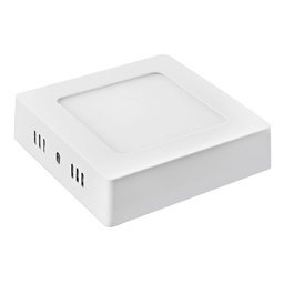 [8049] FOCO LED CUADRADO SOBREPUESTO 17x17CM 12W / 3000K LC MEGABRIGHT